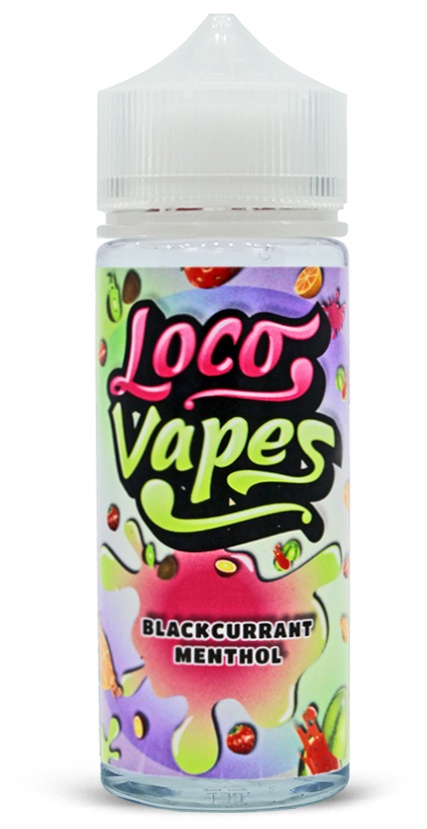 Blackcurrant Menthol Loco Vapes 100ml