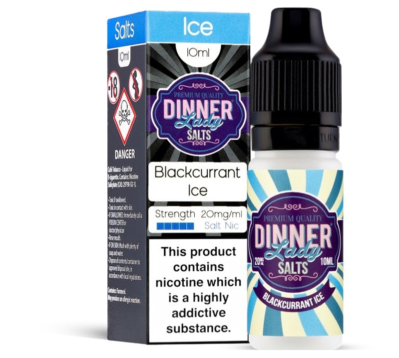Blackcurrant Ice-Nic Salt-Dinner Lady 10ml