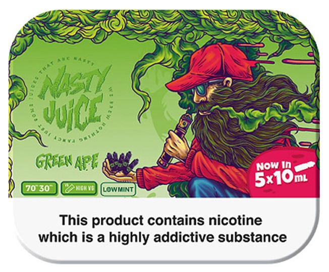 Green Ape-Nasty Juice TPD Multipacks