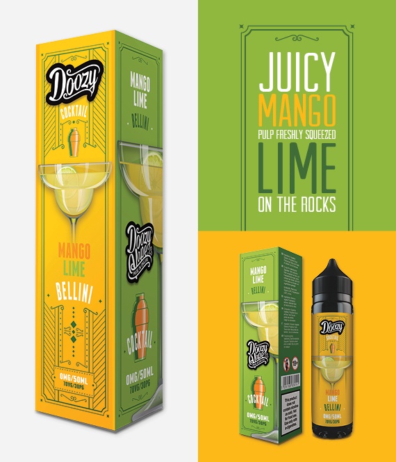 Mango Lime Bellini-Doozy Cocktail 50ml